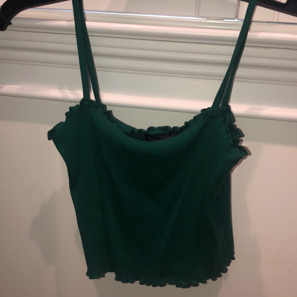 Frilly Green Tank!